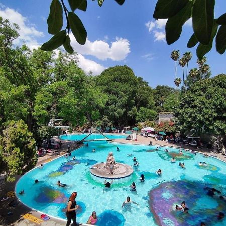 Hotel Balneario Tzindejeh Tasquillo Bagian luar foto